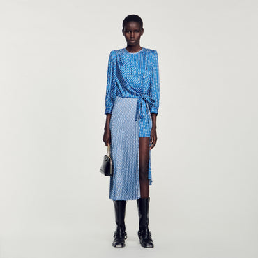 Lyahna Woven Dress - Blue