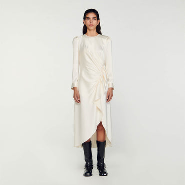 Memphis Woven Dress - Ecru