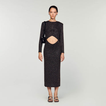 Melina Woven Dress - Black