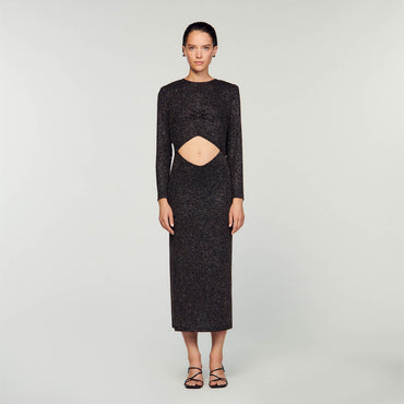 Melina Woven Dress - Black