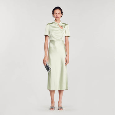 Rachel Woven Dress -Green