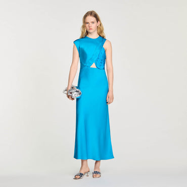 Barbara Woven Dress - Blue