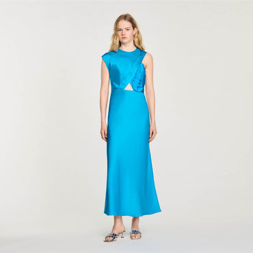Barbara Woven Dress - Blue