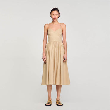 Sophie Woven Dress - Beige