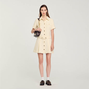 Demoiselle Woven Dress - Ecru