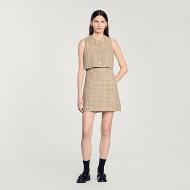 Penelope Woven Dress - Camel