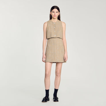 Penelope Woven Dress - Camel