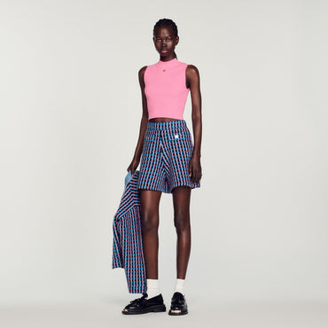 Gilo Shorts - Blanc / Blue