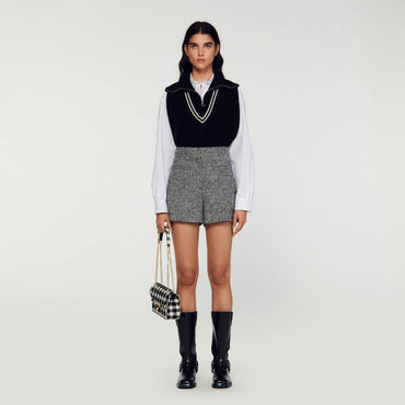Yorky Shorts - White / Black