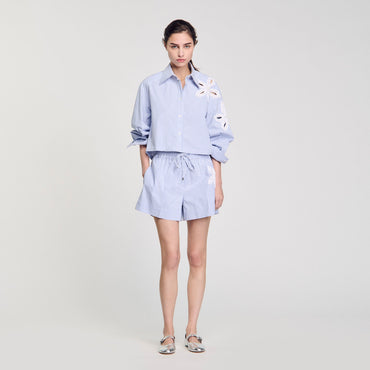 Physalis Shorts - Sky Blue