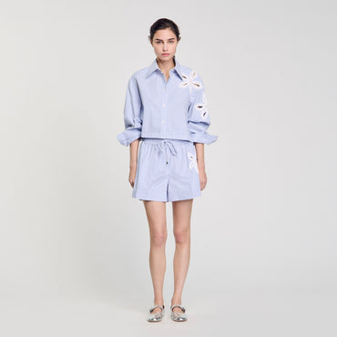 Physalis Shorts - Sky Blue