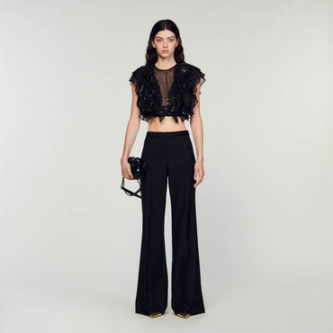 Tamia Top - Black / Gold