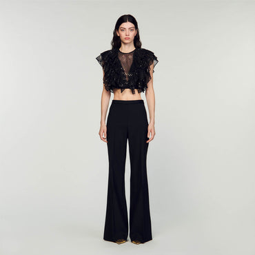 Tamia Top - Black / Gold