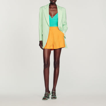 Harper Suit Blazer - Light Green
