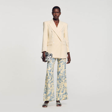 Bonie Suit Blazer - Ecru