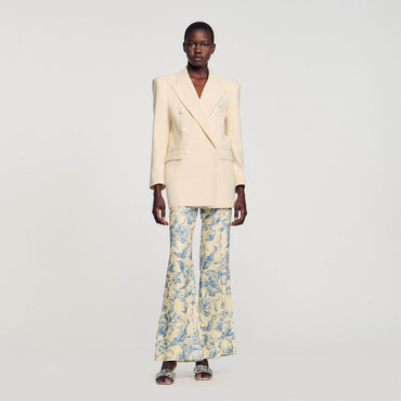 Bonie Suit Blazer - Ecru