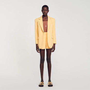 Ryan Suit Blazer - Yellow Orange