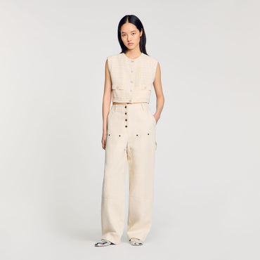 Mimosa Blazer - Yellow / Ecru