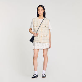 Camelia Blazer - Ecru / Lurex