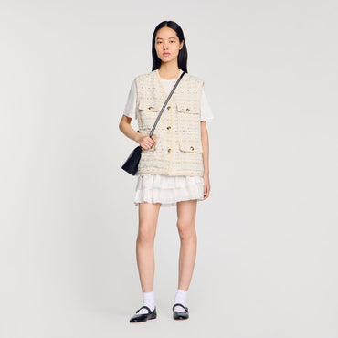 Camelia Blazer - Ecru / Lurex
