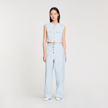 Tissia Blazer - Sky Blue