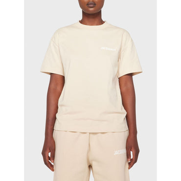 Unisex Le Tshirt Jacquemus - Light Beige