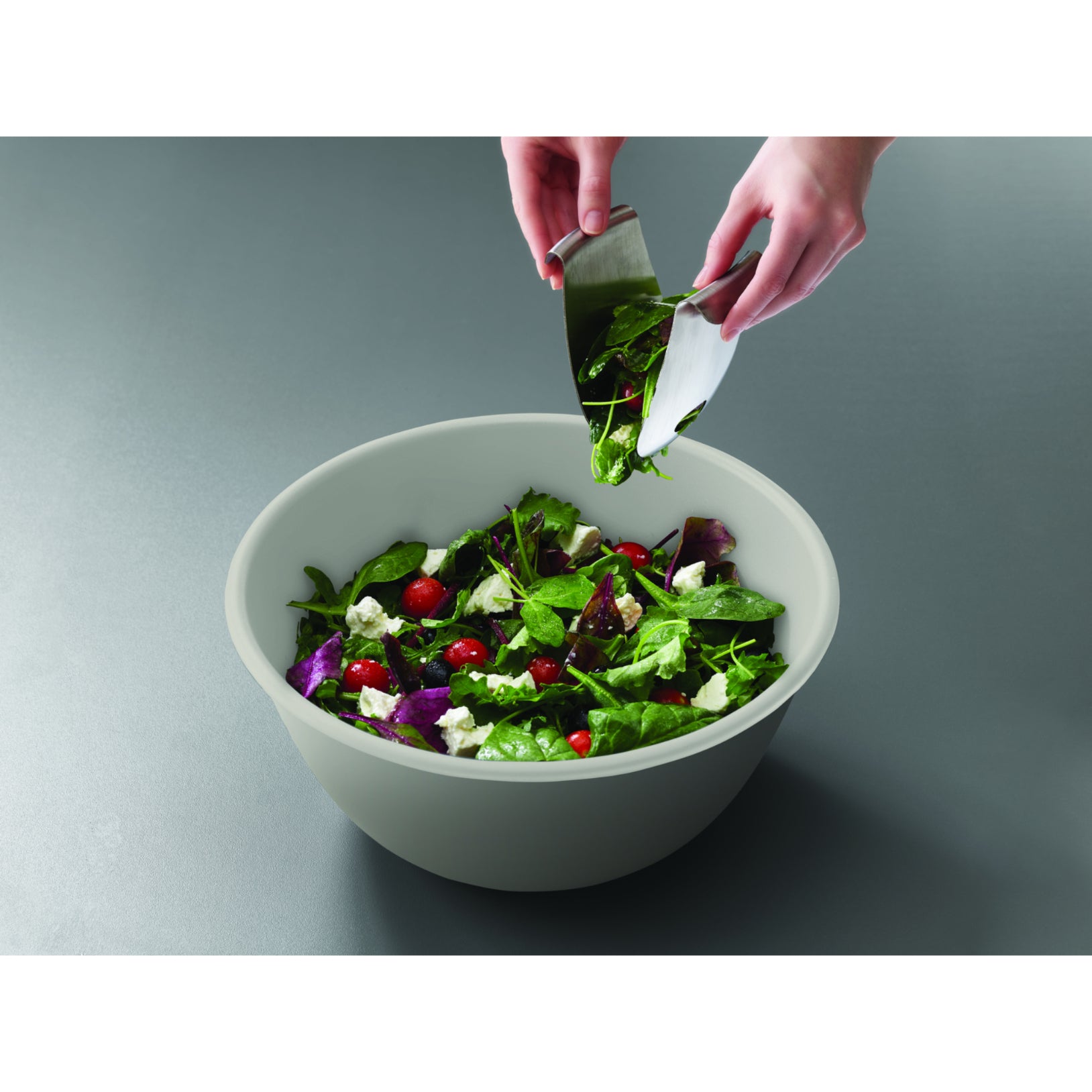 Uno Salad Bowl & Server Set - Stone
