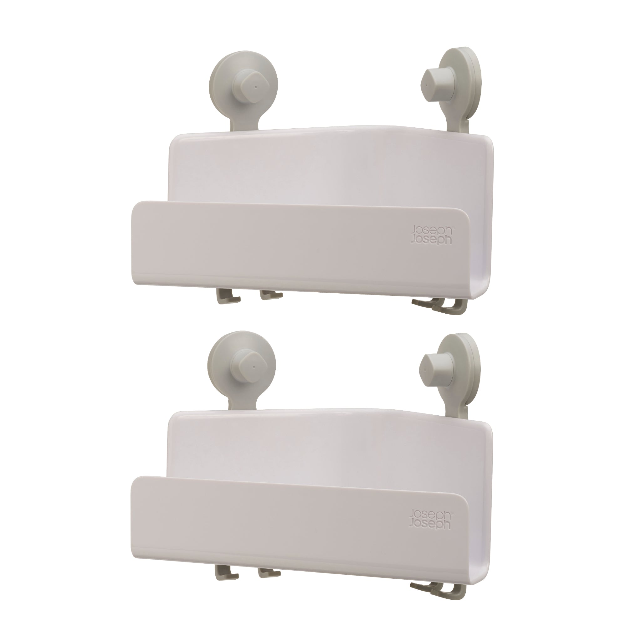 (Set of 2) EasyStore Corner Shower Caddy - White