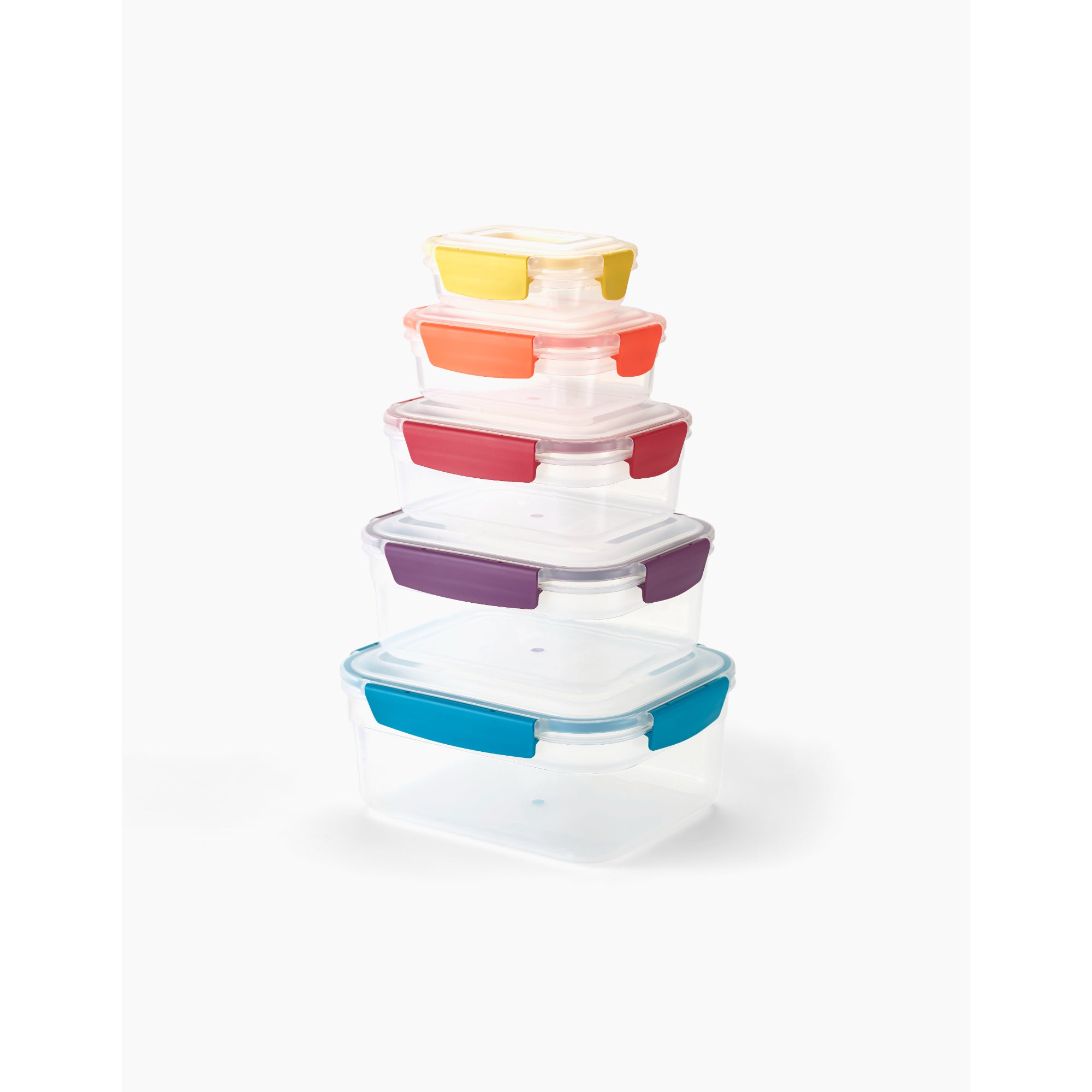 (Set of 5) Nest Lock  Storage  - Multicolour