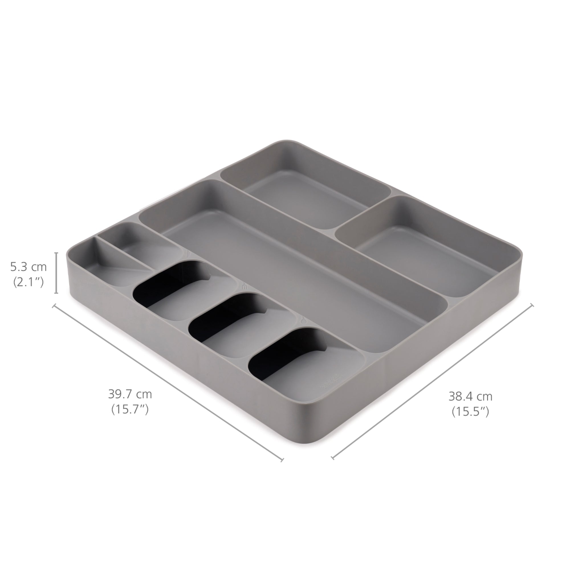 DrawerStore Cutlery, Utensil & Gadget Organiser - Grey