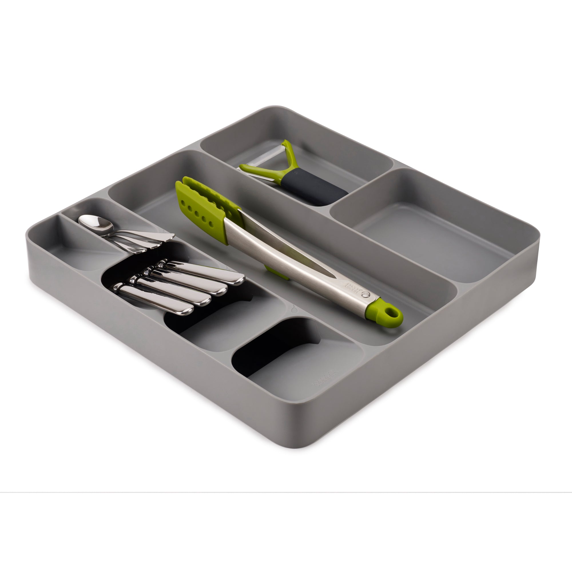 DrawerStore Cutlery, Utensil & Gadget Organiser - Grey