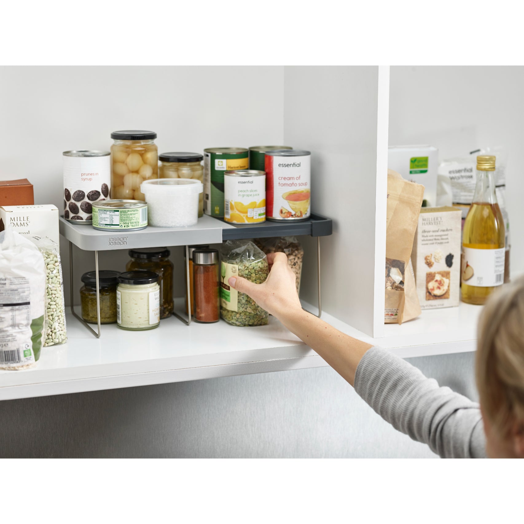 CupboardStore Expandable Shelf - Grey